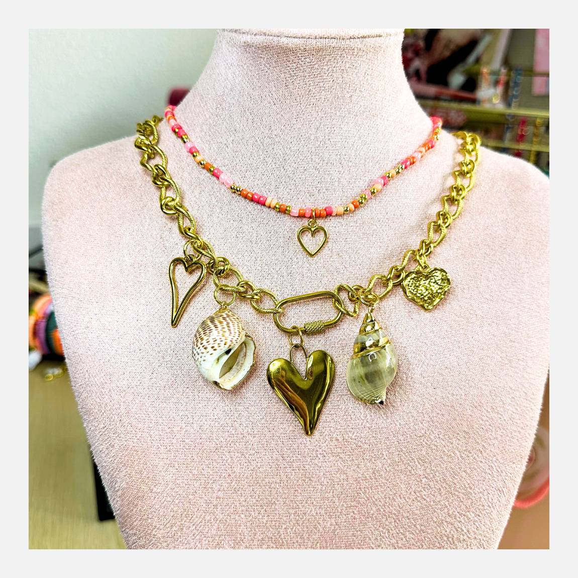 bedelketting | Love schelp