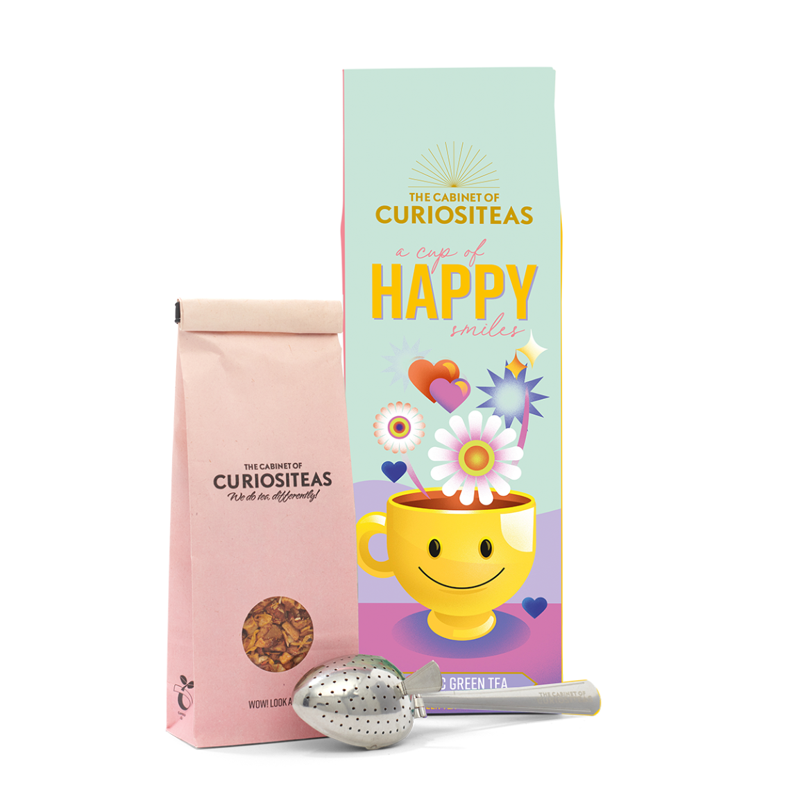 A cup of happy smiles | giftbox groene thee