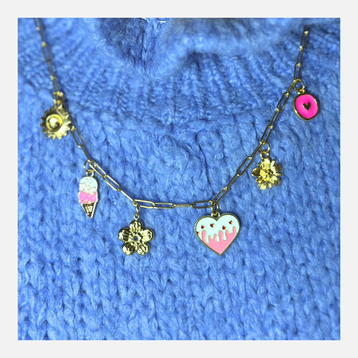 Ibiza Sofie ice cream | charm bedelketting