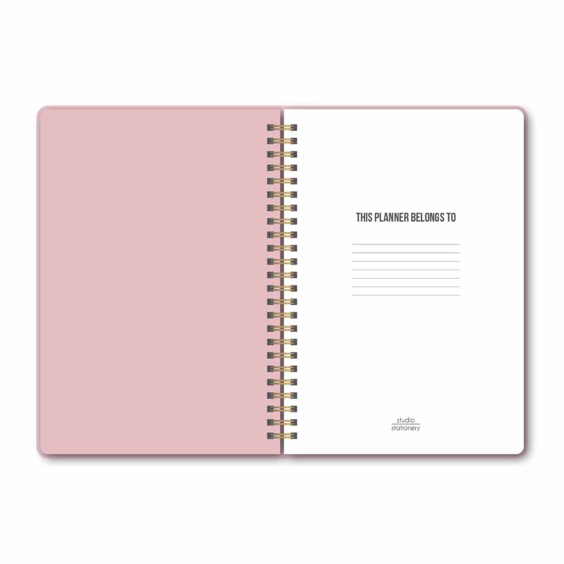My pink planner