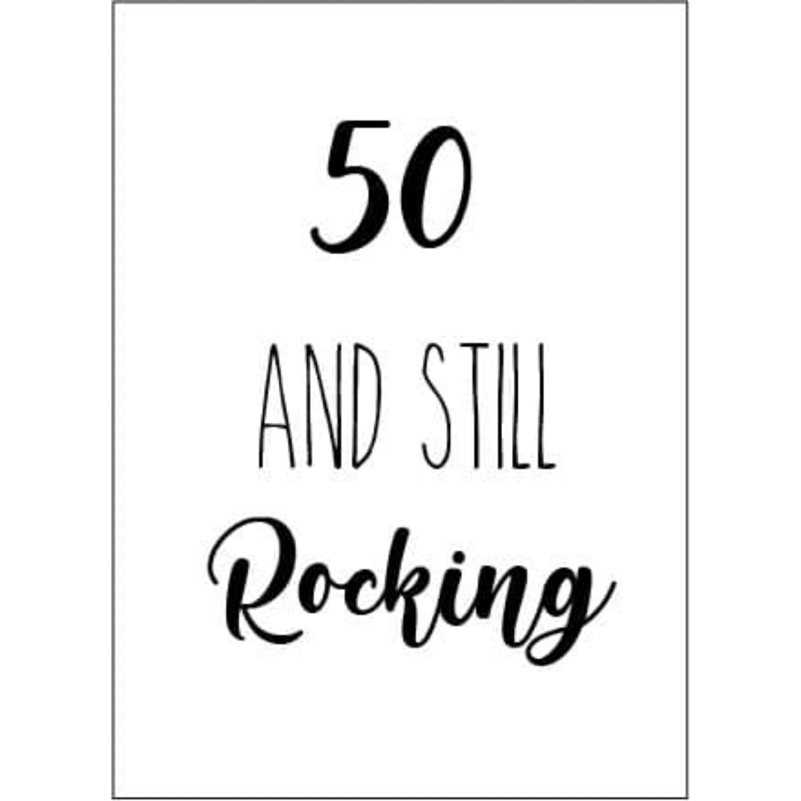 Kaart 50 and still rocking