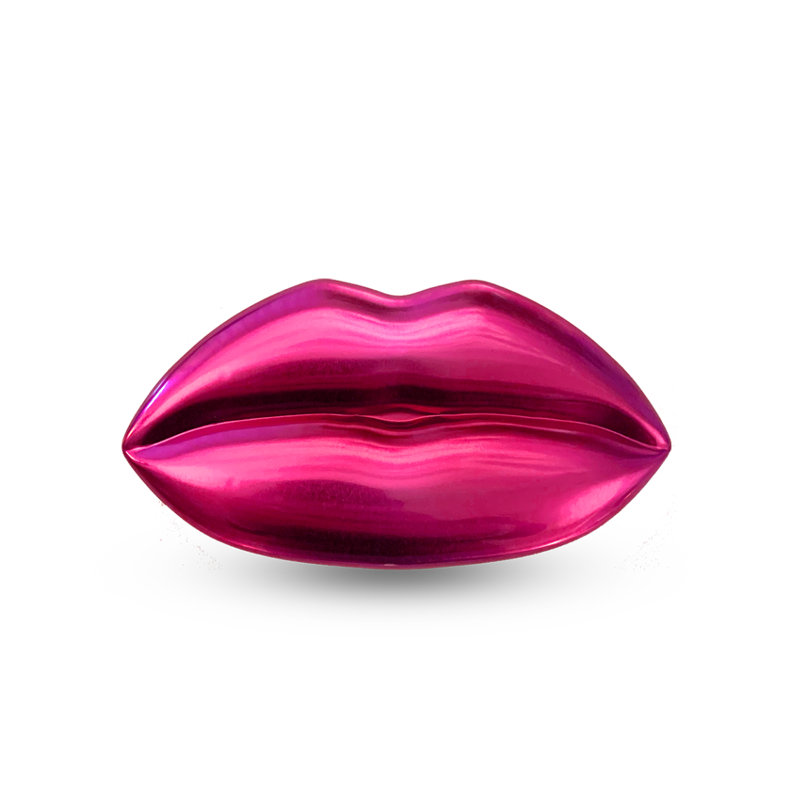 pink lips tinnen blik met groene thee 