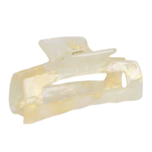 Marble haar clip ivory €10.95