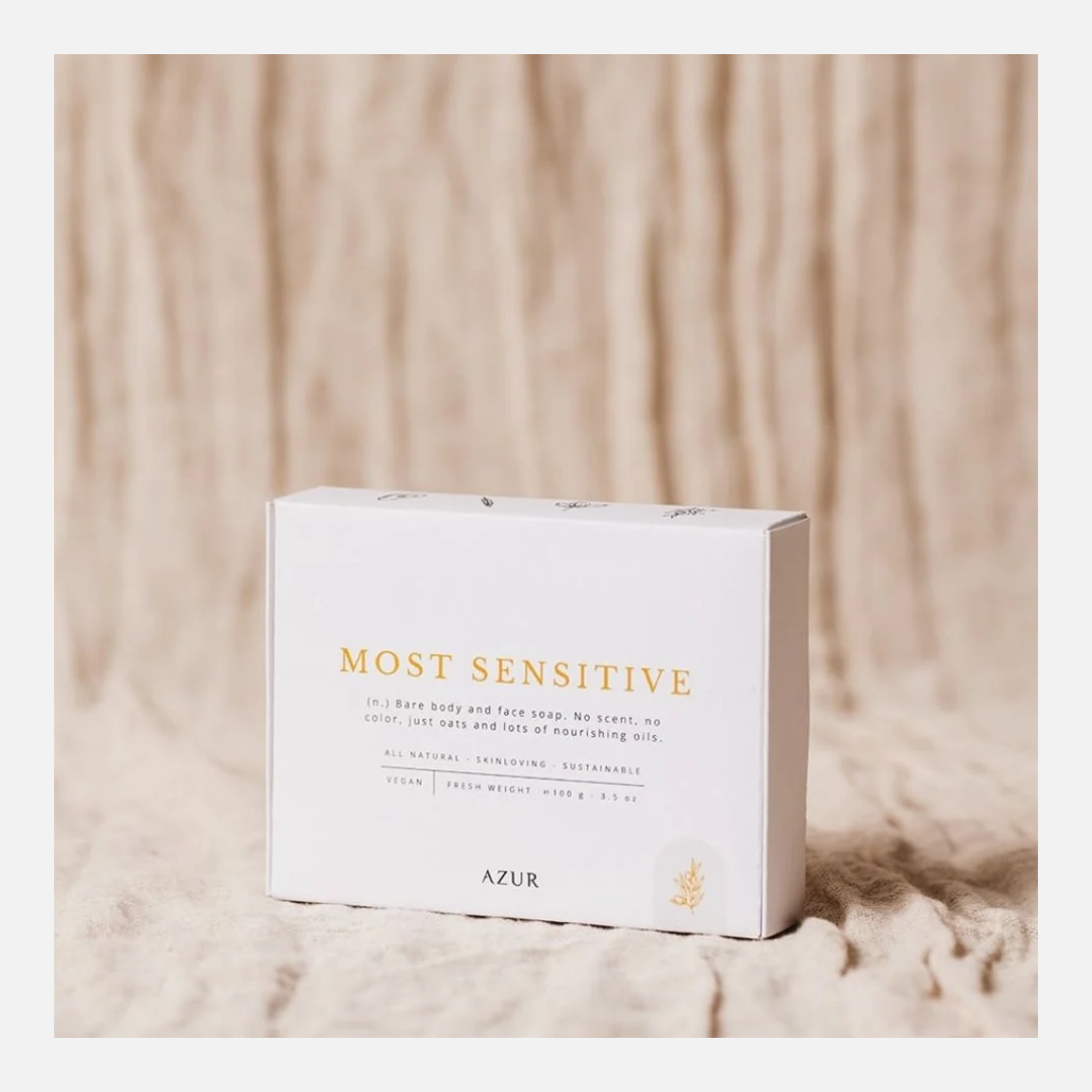 most sensitive face en body zeep bar €9.90 