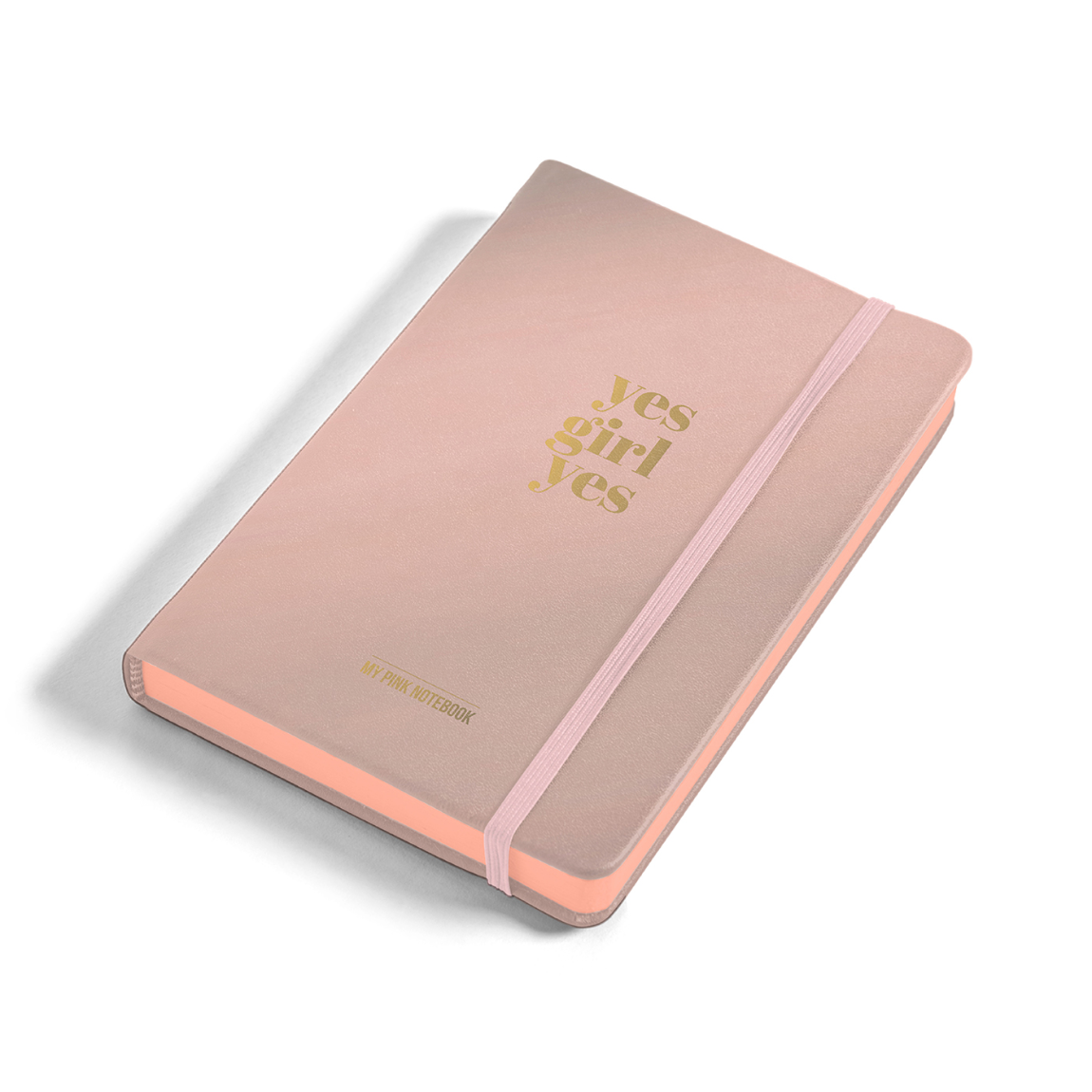 Pink notitie boek Yes girl Yes